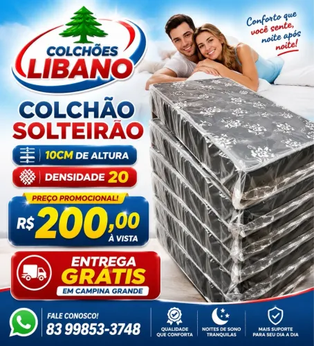 Colchões casal e solteirão, pronta entrega ?