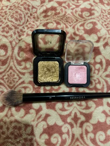 Maquiagem Kiko e pincel Sephora