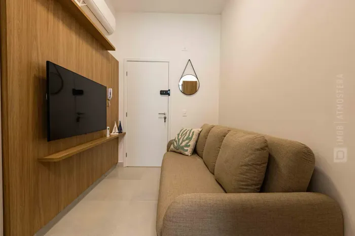 Apartamento de um dormitório mobiliado Praia Grande, Ubatuba, São Paulo