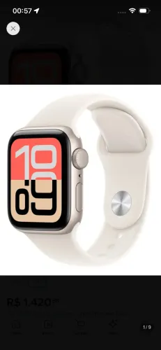Apple Watch SE 3 GPS - 40 mm ? Pulseira esportiva estelar - P