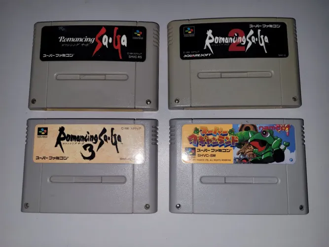 Lote jogos originais super famicom/super nintendo