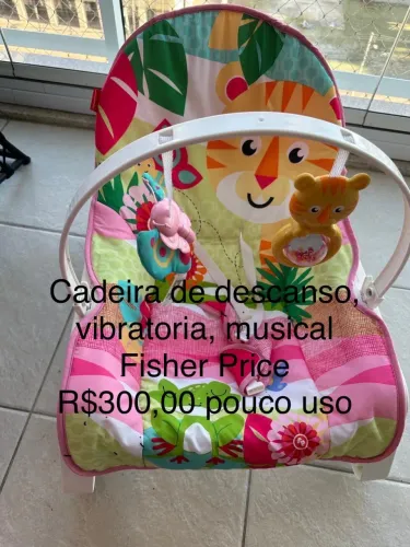 Cadeiririnha de descanso para bebe fisher price