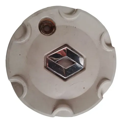 Tampa Calota Roda Renault Megane 2006 A 2012 Com Detalhe Prateado
