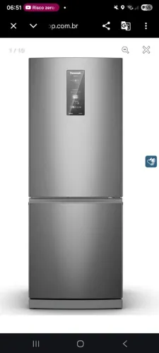Geladeira Panasonic Frost Free Inverse 475L Inverter - Novinha!