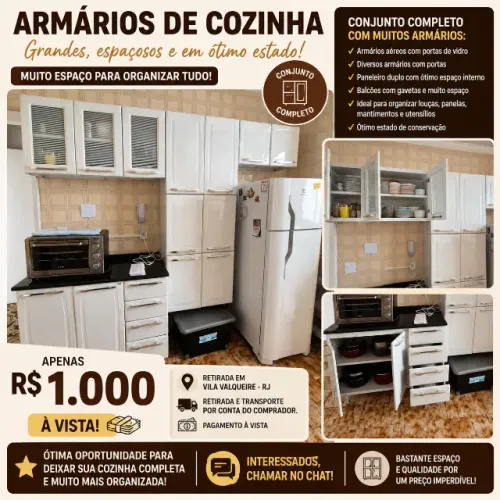 COZINHA COMPLETA ? R$ 1.000 À VISTA