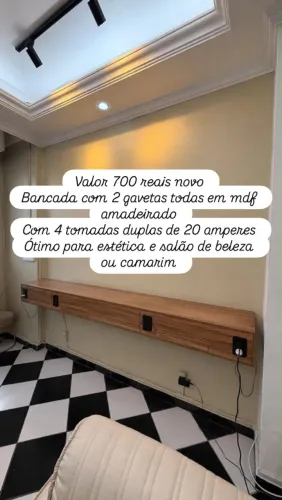 Bancada de mdf nova