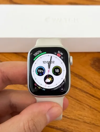 Apple Watch Series 8 GPS 41mm Prateado | 89% Bateria | Impecável