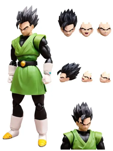 Kit de Head para Gohan Grande Saiyaman Bandai S.H.Figuarts Bandai Ultimate Shf cabeça