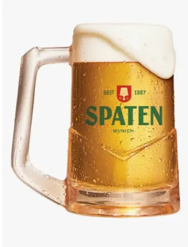 Caneca de Vidro Spaten Ruvolo 400ml para Chopp