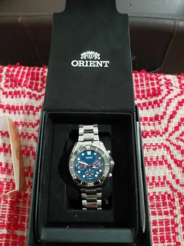 Relógio Orient solar 300 metros de profundidade