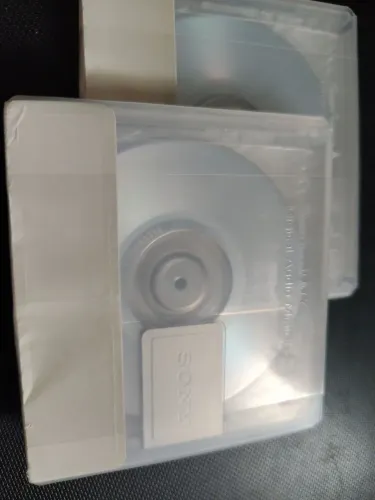MiniDisc Sony MD-80 Japonês Lacrado 2 Unidades 80 Min Raro!
