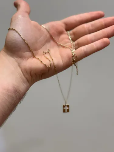 Ouro 18k 5 gramas e alguma coisa, corrente de garimpo, top