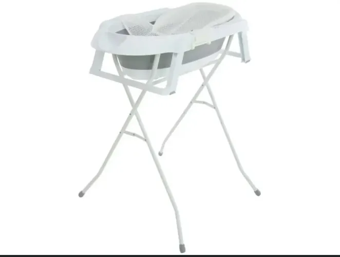 Nova Safety 1st, Banheira Smile com Suporte, Grey