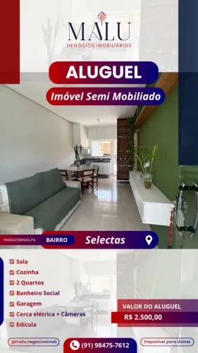 Imóvel semi mobiliado