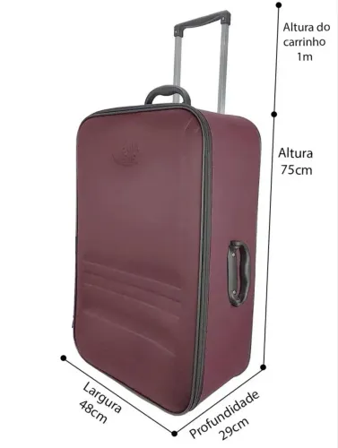 Mala de viagem PAIVA 23KG (LEIA O ANÚNCIO)