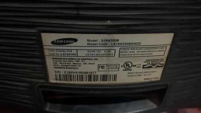 ? MONITOR SAMSUNG SYNCMASTER SA300
