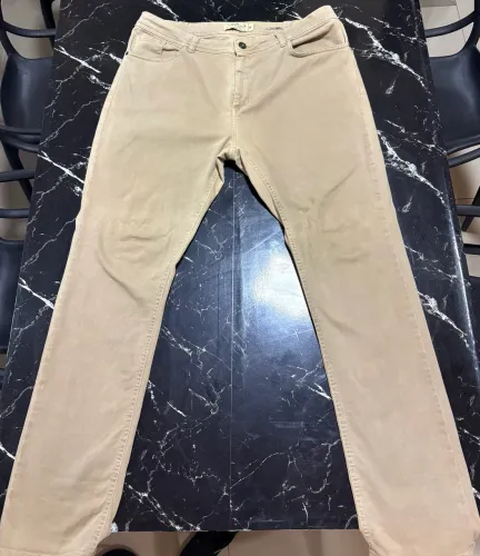 Calça Masculina Bege slim fit - 48