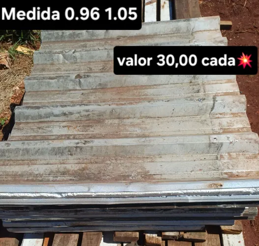 Telha sanduíche 0.90x1.05 de largura