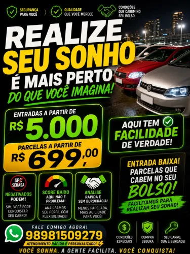 ? SEU CARRO MAIS PERTO DO QUE VOCÊ IMAGINA!