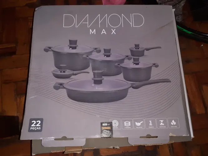 PANELAS ANTIADERENTE (DIAMOND MAX) NUNCA USADA.!