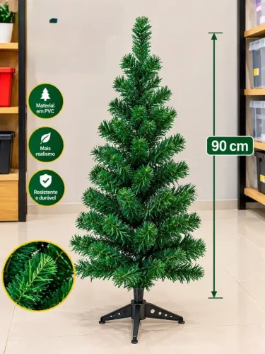 Árvore de Natal 90cm - Entrega Grátis