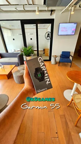 Garmin Forerunner 55 - Preto Lacrado - RETIRE NO ESCRITÓRIO ABC SP 