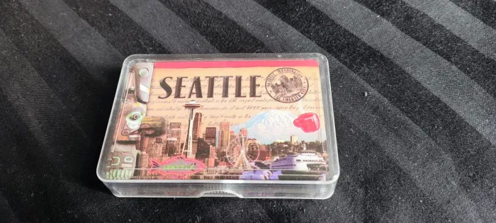 Kit Cartas de baralho Importadas de Seattle EUA Novinho!