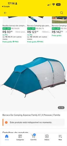 Vendo barraca
