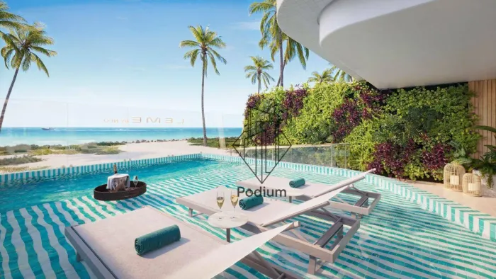 Apartamentos pé na areia com varanda/sacada e vista definitiva para o mar da praia no Bair