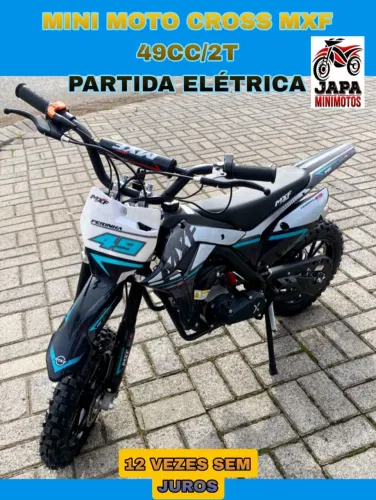 Mini Moto Cross MXF 49cc/2t Com Partida Elétrica Em 12 Vezes Sem Juros