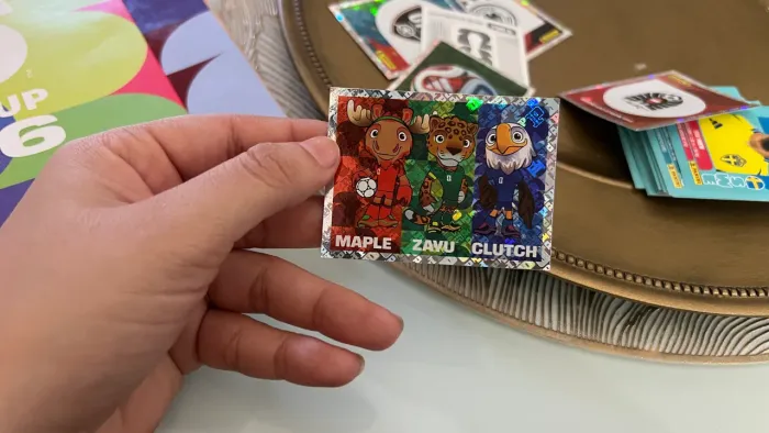 Figurinha Copa do Mundo mascotes