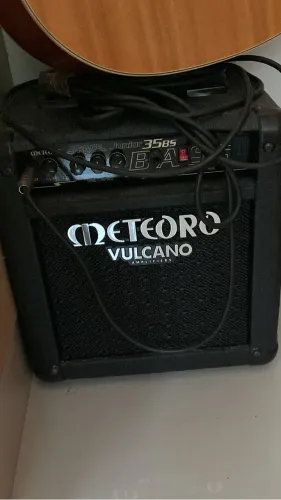 Cubo Amplificador Contra-baixo Meteoro Space Júnior 35bs 35w Cor Preto