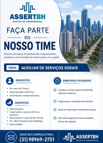 Venha fazer parte do nosso Time