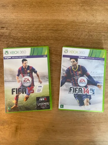 Kit Fifa 14 + Fifa 15 Xbox 360 Mídia Física