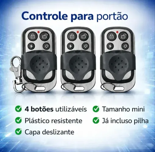 Controle portão eletrônico 