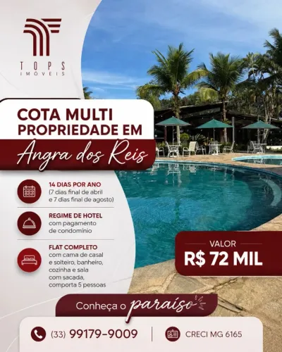 Cota multi propriedade em Angra dos Reis