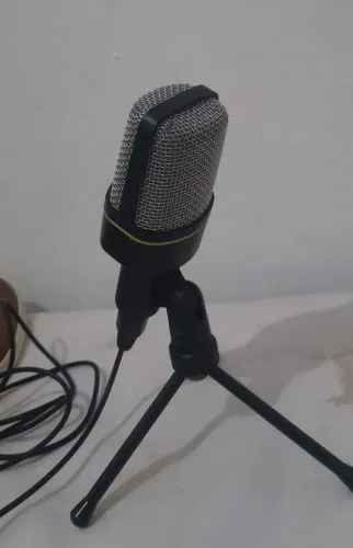 Microfone condenser Inova Mic-8641 com tripé 