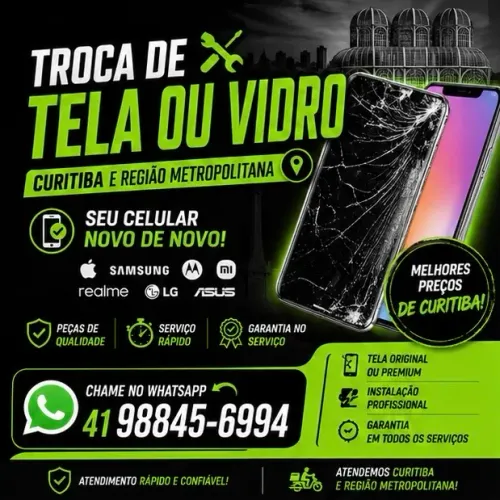 Troca de vidro ou tela no precinho