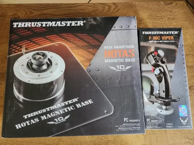 Joystick Thrustmaster Warthog com grip do F-16c
