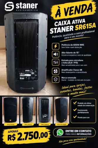 Caixa Ativa Staner SR615A