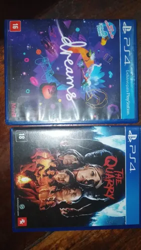 Vendo 2 Jogos de PS4: Dreams + The Quarry