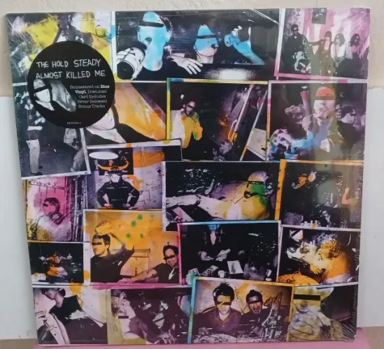 lp disco de vinil colorido - the hold steady - almost killed me- lacrado importado
