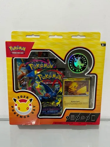 POKEMON TCG kit 2 box PARCEIRO INICIAL SERIE 2 + POKEMON DAY 2026 ORIGINAL LACRADO NOVO