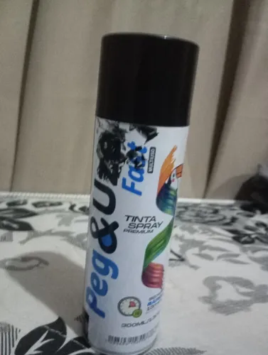 Tinta spray preta 