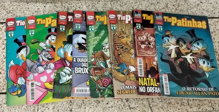 Lote 8 Gibis Tio Patinhas - Editora Abril