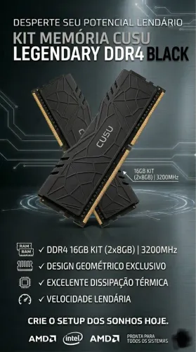Memória HAM Cusu DDR4 16GB (2x8)