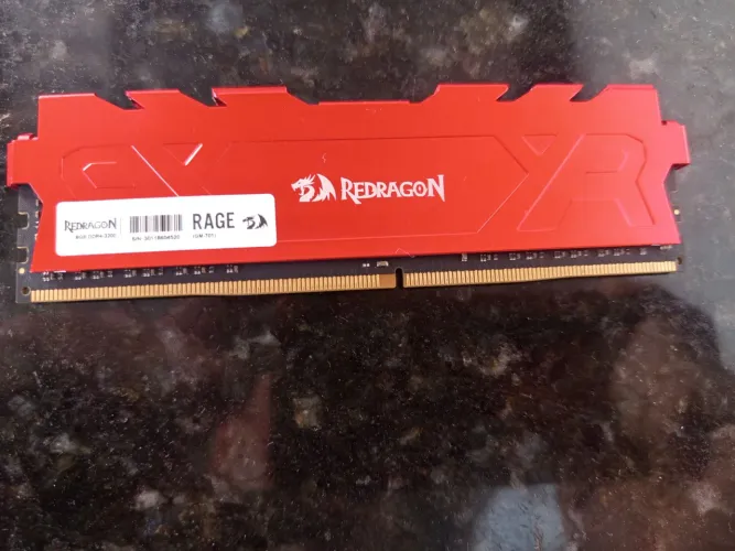 memória ram redragon rage 8gb