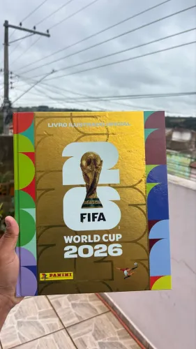 Álbum Copa do Mundo FIFA 2026 Capa Dura Ouro Completo