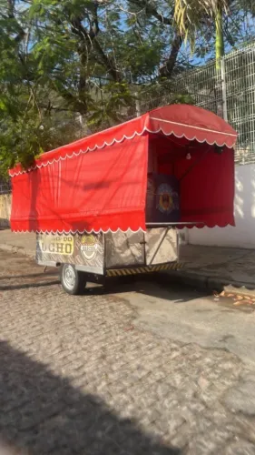 Barraca de Lanches com chapa grande