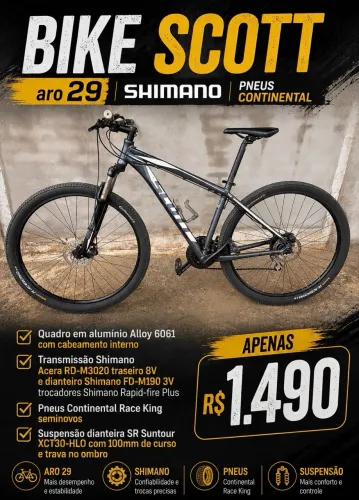 Bicicleta Sccot Aspect 950